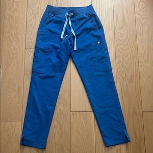 Figs Royal Blue Track Pants Scrubs XXS ! Petite